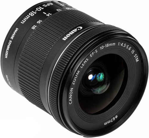 Lente Canon 10-18mm Is Stm Original 1 Ano De Garantia