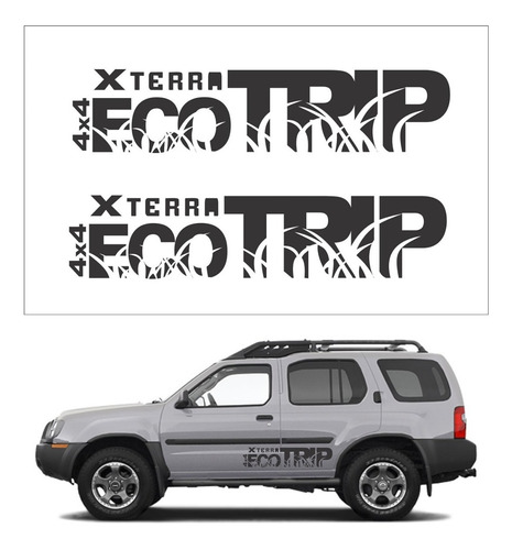 Kit Adesivos Faixa Lateral Nissan Xterra Eco Trip Ca-06769