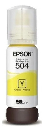 Refil Tinta Original Epson T504 Amarelo - T504420