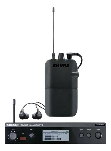 Monitor Ponto Shure Psm300 P3tarr112gr K12 C/ Fone Se112