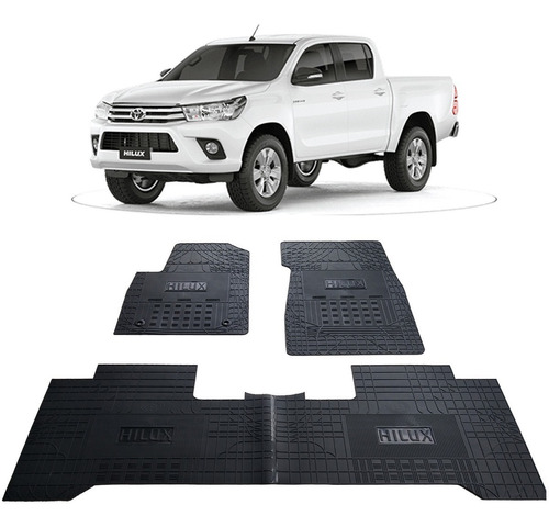 Jogo Tapete Toyota Hilux Cab Dupla 2015 A 2019