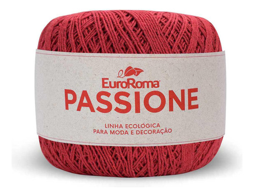 Barbante Colorido Passione 150g 8/5f.396m Vermelho