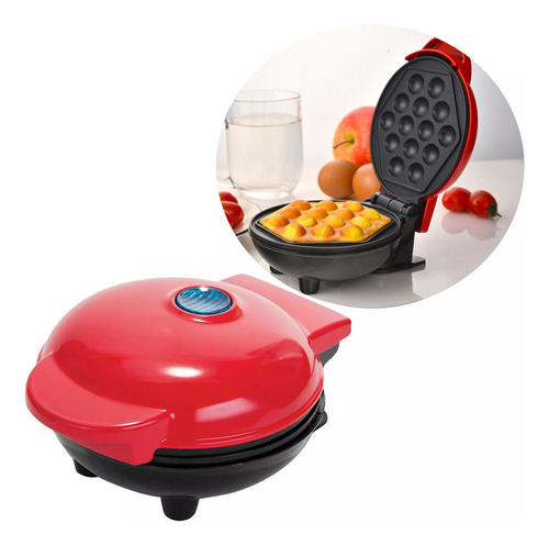 Mini Waflera Portátil Maquina Wafles Pequeña Redonda