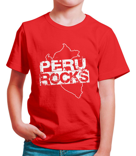 Polo Niño Peru Rocks Mapa (d0020 Boleto.store)