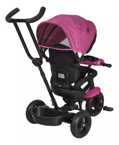 Imagen 4 de 5 de Triciclo Paseador Con Asiento Giratorio Ebaby