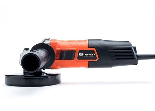 Imagen 5 de 9 de Amoladora Angular Daewoo 750w 115mm + Maletin + 4 Discos