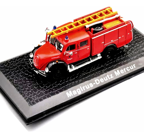 Camión Bomberos Magirus Deutz 1958 De 9 Cm. Esc. 1/72 Nuevo.