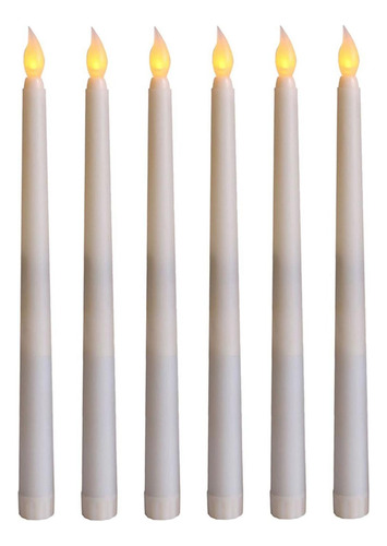 6 Velas Led Sin Llama, Velas Eléctricas, Velas De Té Bat [u]