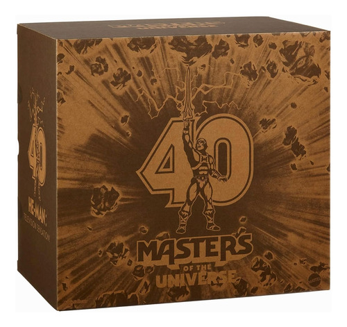 Masters Of The Universe Origins He-man 40th Exclusivo 4pack 