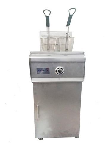 Freidora Automática A Gas De Alto Rendimiento 2 Canastillas