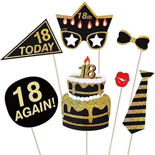 Feliz Cumpleaños Props Para 18o Fiesta De Cumpleaños Photo S