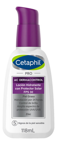 Hidratante Facial Cetaphil Pro AC Contol FPS 30 Piel Grasa 118ml
