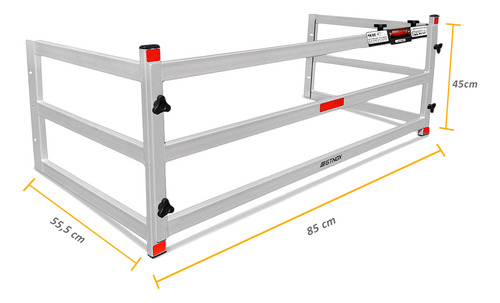 Extensor De Caçamba Saveiro G2 G3 G4 1998 A 2009 Divisor Ed