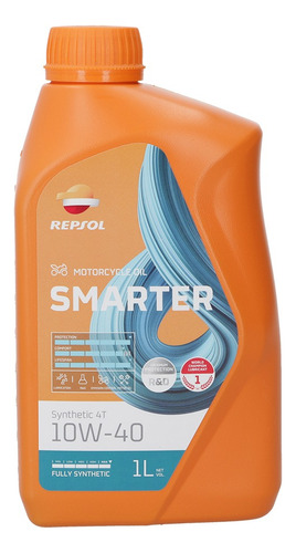 Aceite Para Moto 4 Tiempos Repsol Racing Sintético 10w40 1l