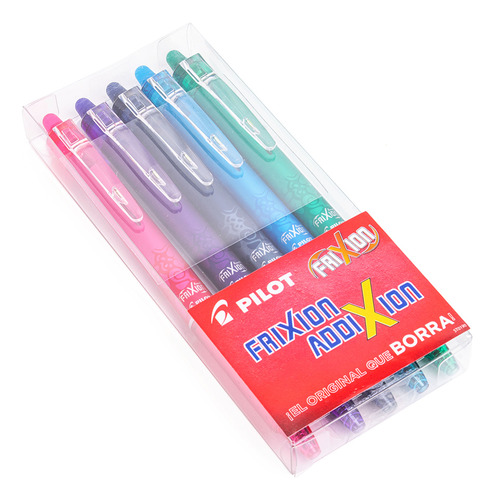Set 5 Lápices Frixion Addixion Clicker Pilot