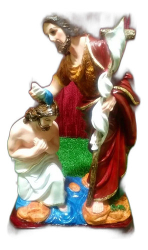 San Juan Bautista, Bautismo De Jesús, Jesucristo Fig Resina