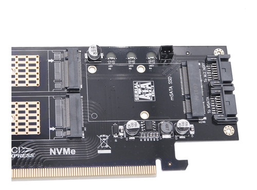 Tarjeta Elevadora 3 En 1 Para Computadora De Escritorio Pcie