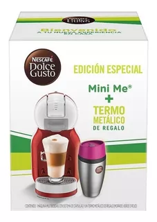 Cafetera Dolce Gusto Mini Me + Termo Metálico De
