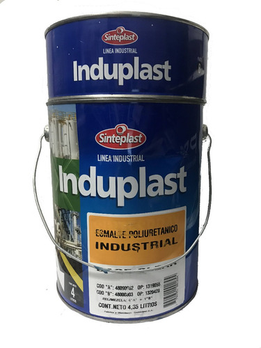 Pintura Poliuretano Azul 20lt Pisos Piletas Fibra Sinteplast