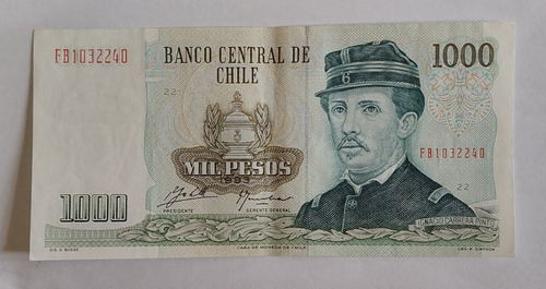 Billete De 1000 Pesos Año 1993