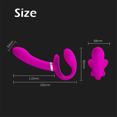 Vibrador Para Mujeres Doble Cabeza Consolador Doble Penetrac