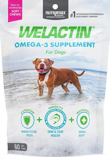 Nutramax Welactin Suplemento Diario Omega 3 Para Perros