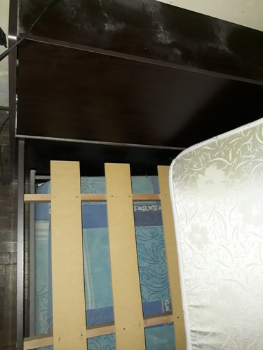 Cama Una Plaza Con Auxiliar Y Cajonera . Opcional Colchón.