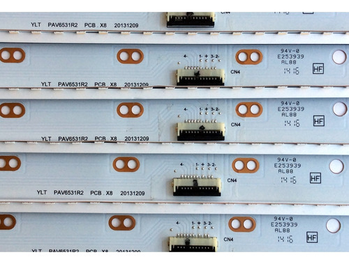 Leds Panasonic Pav6531r1 Pcb.x8 20131209 Pav6531 Tc-65ax900u (Usado)
