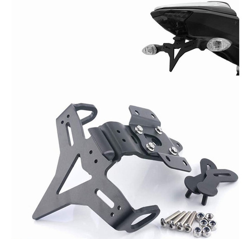 Soporte De Placa De Matrícula Para Yamaha Mt07 Fz07 14-20