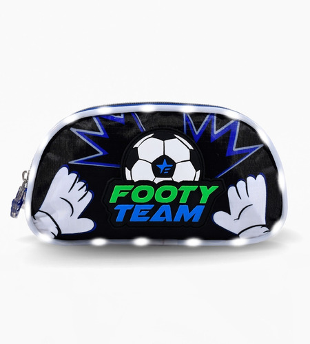 Cartuchera Futbol Mundial Canopla Termoformada Luz Led Footy