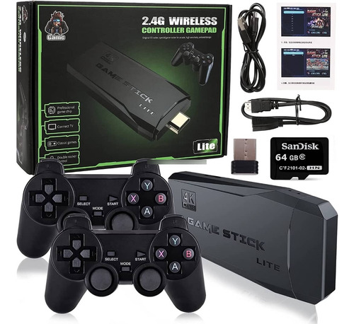 Game Stick 20000 Juegos Con 2 Controles Inalabricos  M8 Tv 