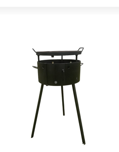 Parrilero Asador Fogonero Desarmable Práctico 51cm Diámetro 