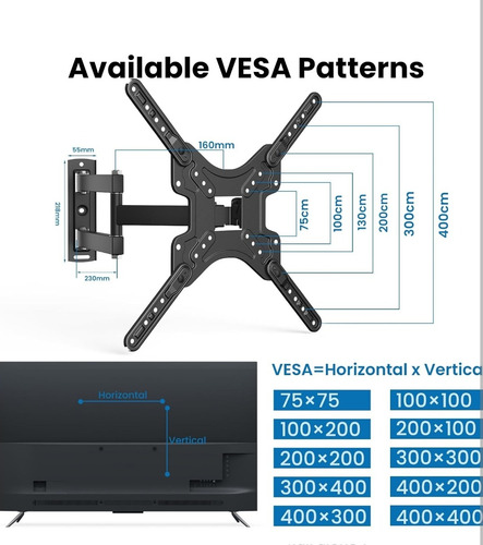 Base Para Televisor De 14 -60 Pulgadas Dawasapat