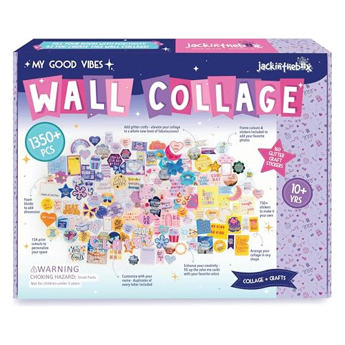 Kit De Collage De Pared Manualidades Brillantes, 1350 P...