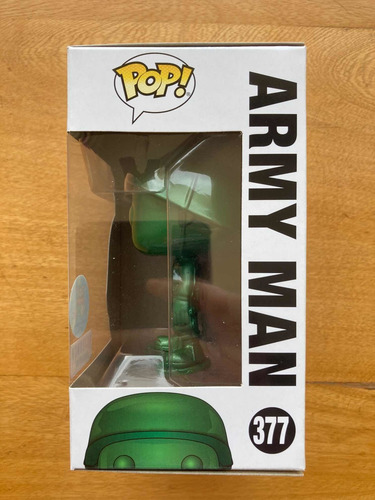 Funko Pop! Army Man Metallic! #377! Box Lunch Ex! Toy Story!