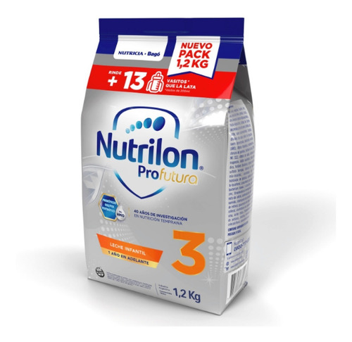 Imagen 2 de 6 de Leche Nutrilon Profutura 3 Pouch 1.2kg (bulto X 10u)