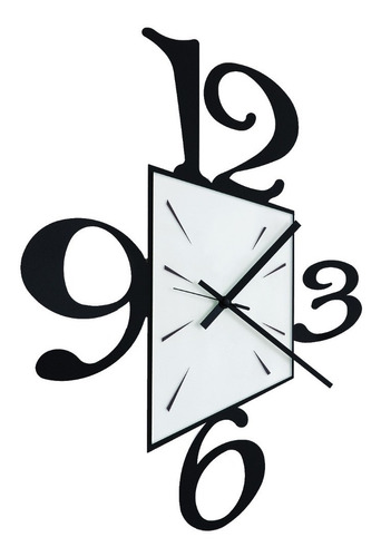 Reloj Plástico Análogo 54cm Decoración Hogar 04930 Dw