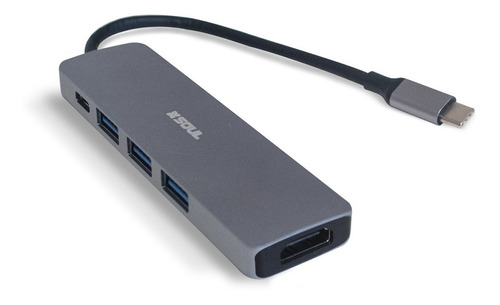 Adaptador Hub 5 En 1 Usb A Usb C 3 Puertos Usb+1 Tipo C+hdtv