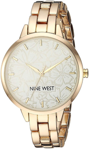 Reloj Nine West Mujer Dorado 36mm  Nw/2226