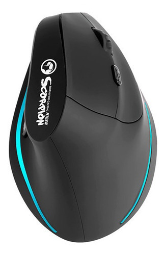 Mouse Gamer Marvo Scorpion M703w Inalámbrico Rgb Amv Color Negro