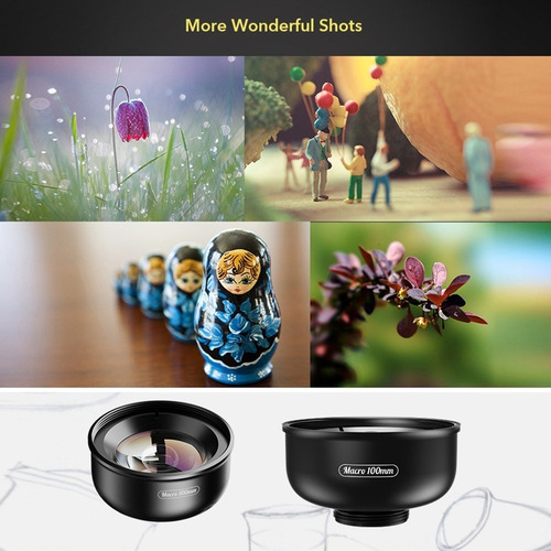 Lente Macro Z Universal 4k Hd Para Smartphone Apexel