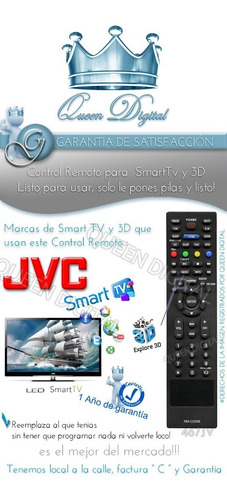 Control Remoto Para Jvc Smart Tv 3d Rm-c2089 Dr940 Da945