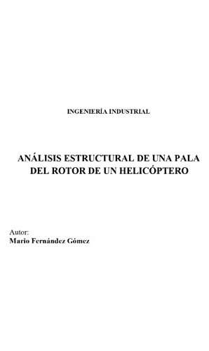 Calculo Estructural De Las Palas De Un Helicoptero