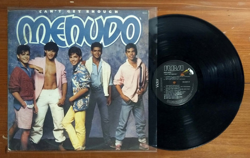 Menudo Cant Get Enough 1987 Disco Lp Vinilo Brasil