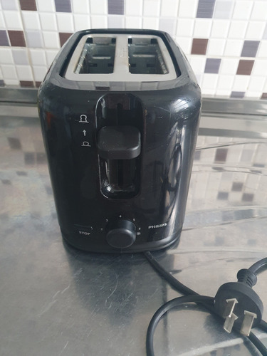 Tostadora Philips Daily Collection Hd2586 Negra Y Plata 220v Plateado (Usado)