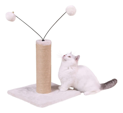 Poste Juguete Interactivo Para Gatos Rascar De Felpa Papel