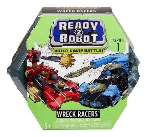 Ready2robot Wreck Racers Mini Vehículo Con Figura Serie 1