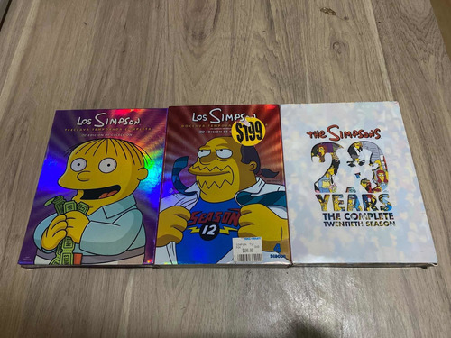 Los Simpson Dvd Temporadas 12,13 Y 20 Edición De Colección