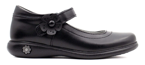 Zapato Escolar Karsten Niña Traba Velcro Flor 18801-3 (16.0 