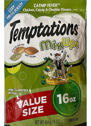 Temptations Mixups, Golosina Para Gatos, Fiebre Catnip 16onz